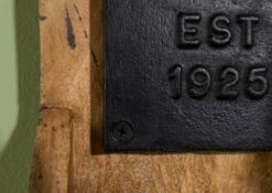 RAILWAY #188 Mensola In Legno Di Mango - Laccato / Naturale 16x16x20 -Massivmoebel24 09 350 772 0088 07