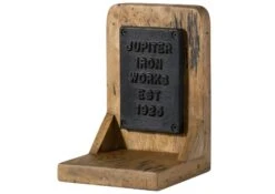 RAILWAY #188 Mensola In Legno Di Mango - Laccato / Naturale 16x16x20 -Massivmoebel24 09 350 772 0088 09