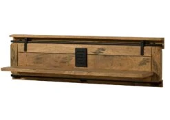 RAILWAY #189 Mensola In Legno Di Mango - Laccato / Naturale140x25x38 -Massivmoebel24 09 350 772 0089 09 2