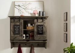 RAILWAY #260 Mensola In Legno Di Mango - Laccato / Grigio 90x30x75 14 RAILWAY #260 Mensola In Legno Di Mango - Laccato / Grigio 90x30x75 -Massivmoebel24 09 350 772 1060 4