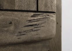 RAILWAY #279 Armadietto In Legno Di Mango - Laccato / Grigio 50x35x195 -Massivmoebel24 09 350 772 1079 6