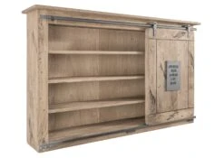 Mensola In Legno Di Mango 130x25x80 Sbiancato Laccato RAILWAY #358 -Massivmoebel24 09 350 772 2058 9