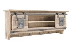 RAILWAY #359 Mensola In Legno Di Mango - Laccato / Sbiancato 115x30x45 -Massivmoebel24 09 350 772 2059 9