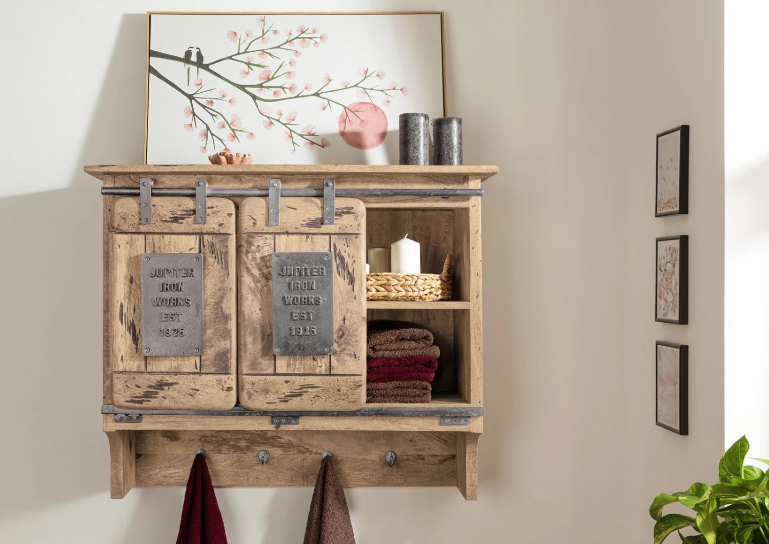 RAILWAY #360 Mensola In Legno Di Mango - Laccato / Sbiancato 90x30x75 5 RAILWAY #360 Mensola In Legno Di Mango - Laccato / Sbiancato 90x30x75 - immagine 3