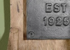 RAILWAY #388 Mensola In Legno Di Mango - Laccato / Beige 16x16x20 -Massivmoebel24 09 350 772 2088 07