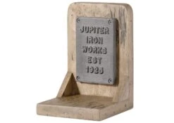 RAILWAY #388 Mensola In Legno Di Mango - Laccato / Beige 16x16x20 -Massivmoebel24 09 350 772 2088 09