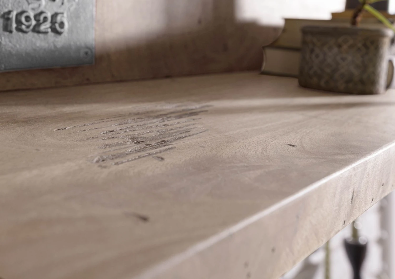 RAILWAY #390 Mensola In Legno Di Mango - Laccato / Sbiancato160x25x38 8 RAILWAY #390 Mensola In Legno Di Mango - Laccato / Sbiancato160x25x38 - immagine 6