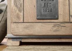 Raumteiler Mango 100x45x175 Beige Lackiert RAILWAY #395 -Massivmoebel24 09 350 772 2095 05