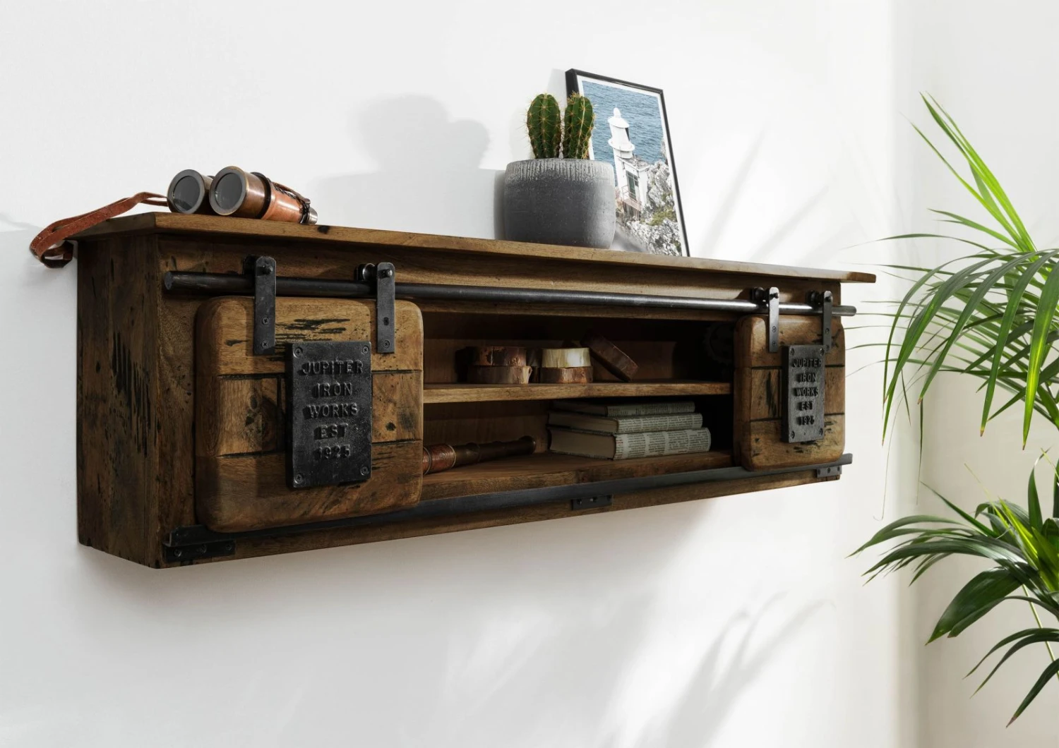 Wandregal Mango 130x25x35 Braun Lackiert RAILWAY #457 3 Wandregal Mango 130x25x35 Braun Lackiert RAILWAY #457