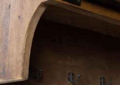 Wandgarderobe Mango 90x30x75 Braun Lackiert RAILWAY #454 16 Wandgarderobe Mango 90x30x75 Braun Lackiert RAILWAY #454 -Massivmoebel24 09 350 772 3060 05