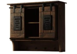 Wandgarderobe Mango 90x30x75 Braun Lackiert RAILWAY #454 20 Wandgarderobe Mango 90x30x75 Braun Lackiert RAILWAY #454 -Massivmoebel24 09 350 772 3060 09