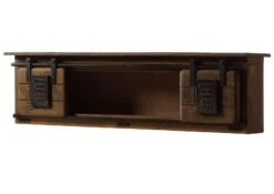 Wandregal Mango 130x25x35 Braun Lackiert RAILWAY #465 20 Wandregal Mango 130x25x35 Braun Lackiert RAILWAY #465 -Massivmoebel24 09 350 772 3065 09