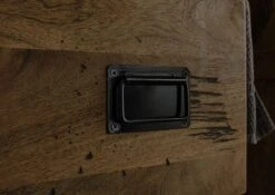 Hängeschrank Mango 50x26x120 Braun Lackiert RAILWAY #480 15 Hängeschrank Mango 50x26x120 Braun Lackiert RAILWAY #480 -Massivmoebel24 09 350 772 3080 04