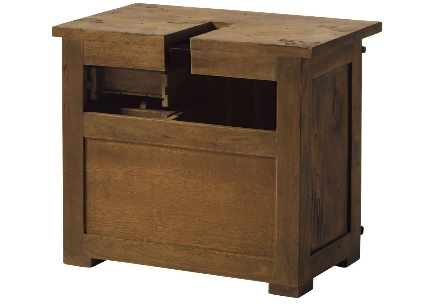 Unterschrank Mango 70x40x60 Braun Lackiert RAILWAY #482 12 Unterschrank Mango 70x40x60 Braun Lackiert RAILWAY #482 - immagine 10