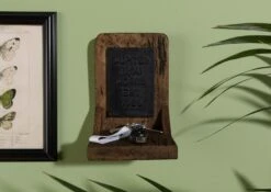 RAILWAY #488 Mensola In Legno Di Mango - Laccato / Marrone 16x16x20 -Massivmoebel24 09 350 772 3088 03