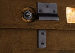 RAILWAY #491 Mensola In Legno Di Mango - Laccato / Marrone 180x25x38 -Massivmoebel24 09 350 772 3089 07