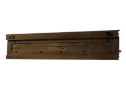 RAILWAY #491 Mensola In Legno Di Mango - Laccato / Marrone 180x25x38 -Massivmoebel24 09 350 772 3091 10