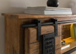 Mensola In Legno Di Mango / Legno Riciclato 130x25x35 Laccato Naturale RAILWAY LUX #152 16 Mensola In Legno Di Mango / Legno Riciclato 130x25x35 Laccato Naturale RAILWAY LUX #152 -Massivmoebel24 09 350 773 0052 05