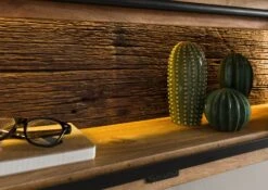 Mensola In Legno Di Mango / Legno Riciclato 130x25x35 Laccato Naturale RAILWAY LUX #152 18 Mensola In Legno Di Mango / Legno Riciclato 130x25x35 Laccato Naturale RAILWAY LUX #152 -Massivmoebel24 09 350 773 0052 07