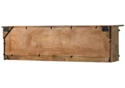 Mensola In Legno Di Mango / Legno Riciclato 130x25x35 Laccato Naturale RAILWAY LUX #152 21 Mensola In Legno Di Mango / Legno Riciclato 130x25x35 Laccato Naturale RAILWAY LUX #152 -Massivmoebel24 09 350 773 0052 10