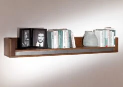 Mensola In Legno Di Sheesham / Palissandro 150x22x20 Noble Unique Laccato SYDNEY #109