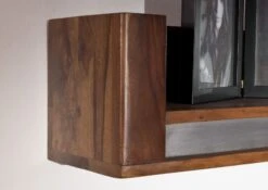 Mensola In Legno Di Sheesham / Palissandro 150x22x20 Noble Unique Laccato SYDNEY #109 10 Mensola In Legno Di Sheesham / Palissandro 150x22x20 Noble Unique Laccato SYDNEY #109 -Massivmoebel24 09 350 777 0109 4