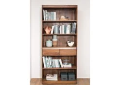 Scaffale In Legno Di Sheesham / Palissandro 90x40x205 Noble Unique Laccato SYDNEY #140 -Massivmoebel24 09 350 777 0140 3