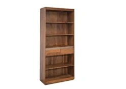 Scaffale In Legno Di Sheesham / Palissandro 90x40x205 Noble Unique Laccato SYDNEY #140 -Massivmoebel24 09 350 777 0140 9