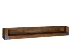 Mensola In Legno Di Mango 180x22x24 Marrone Laccato AMSTERDAM #22 11 Mensola In Legno Di Mango 180x22x24 Marrone Laccato AMSTERDAM #22 -Massivmoebel24 09 350 877 0022 9