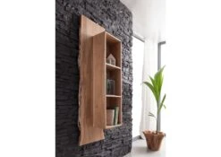 Mensola In Legno Di Acacia 50x22x147 Acacia Naturale Laccato PURE ACACIA #101 -Massivmoebel24 09 350 886 0101 5