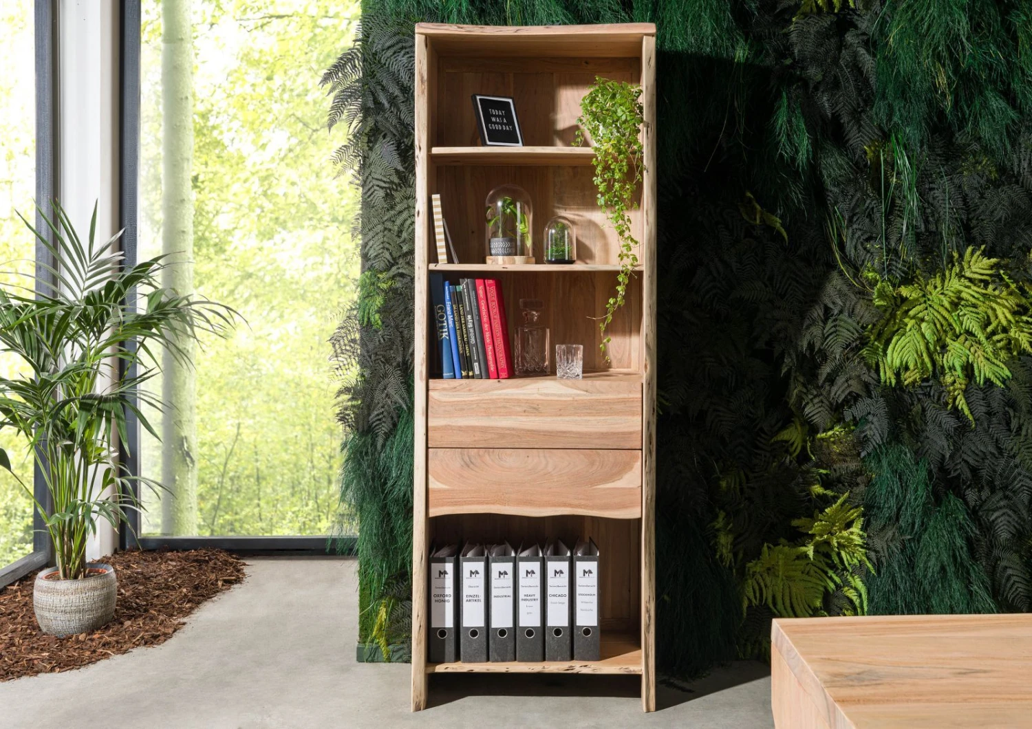 Scaffale In Legno Di Acacia 71x45x204 Acacia Naturale Laccato PURE ACACIA #111 4 Scaffale In Legno Di Acacia 71x45x204 Acacia Naturale Laccato PURE ACACIA #111 - immagine 2