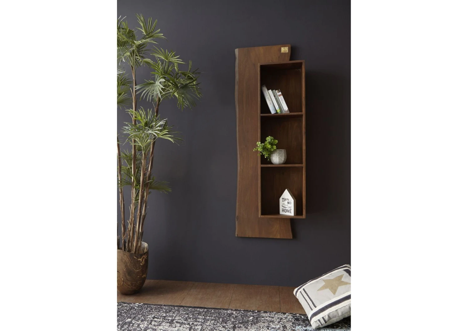 Mensola In Legno Di Acacia 50x22x147 Marrone Laccato PURE ACACIA #201 6 Mensola In Legno Di Acacia 50x22x147 Marrone Laccato PURE ACACIA #201 - immagine 4