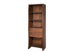 Scaffale In Legno Di Acacia 71x45x204 Marrone Laccato PURE ACACIA #211 -Massivmoebel24 09 350 886 2011 9