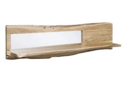 Mensola In Legno Di Acacia 165x22x38 Acacia Naturale Laccato PURE ACACIA #706 -Massivmoebel24 09 350 886 7006 9