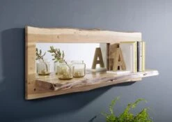 Mensola In Legno Di Acacia 101x22x38 Acacia Naturale Laccato PURE ACACIA #707