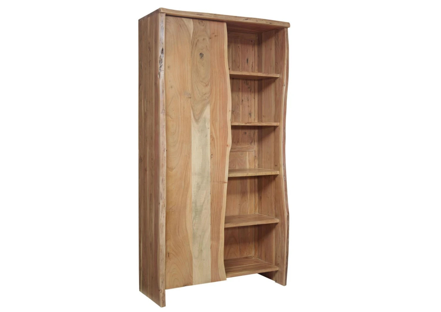 Scaffale In Legno Di Acacia 105x45x204 Acacia Naturale Laccato PURE ACACIA #710 7 Scaffale In Legno Di Acacia 105x45x204 Acacia Naturale Laccato PURE ACACIA #710 - immagine 5