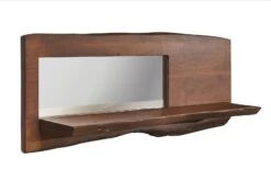 Mensola In Legno Di Acacia 121x22x38 Marrone Laccato PURE ACACIA #805 9 Mensola In Legno Di Acacia 121x22x38 Marrone Laccato PURE ACACIA #805 -Massivmoebel24 09 350 886 8005 9