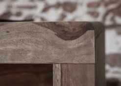 Scrivania In Legno Di Sheesham / Palissandro 200x90x77 Grigio Scuro Oliato NATURE GREY #712 -Massivmoebel24 09 360 550 1042 4