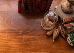 Scrivania In Legno Di Acacia 180x80x74 Miele Dorato Laccato OXFORD #0529 -Massivmoebel24 09 360 610 0P21 5