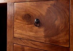 Scrivania In Legno Di Acacia 180x80x74 Miele Dorato Laccato OXFORD #0529 -Massivmoebel24 09 360 610 0P21 7