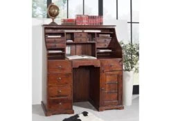 OXFORD #516 Scrivania In Legno Di Acacia - Laccato / Nougat 128x58x138