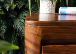 Scrivania In Legno Di Sheesham / Acacia 150x75x78 Noce Cerato TORONTO #248 -Massivmoebel24 09 360 665 1048 6