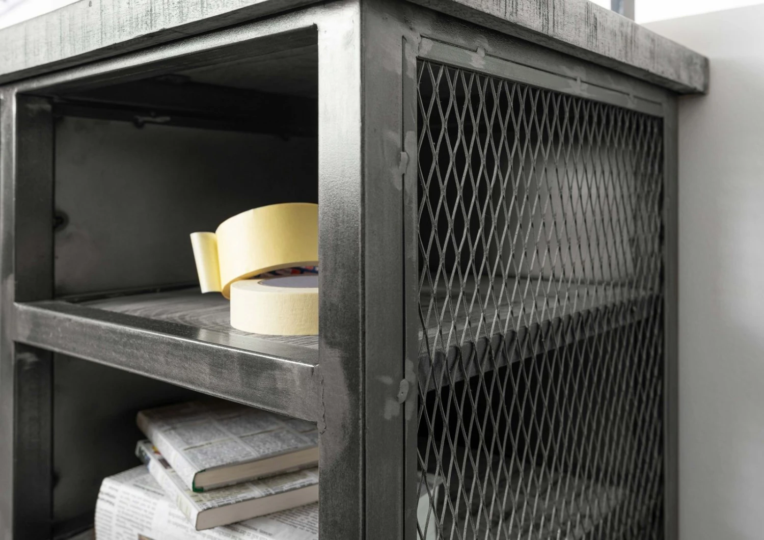 Scrivania In Legno Di Mango 122x52x76 Grigio Scuro Laccato HEAVY INDUSTRY #157 6 Scrivania In Legno Di Mango 122x52x76 Grigio Scuro Laccato HEAVY INDUSTRY #157 - immagine 4