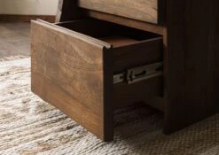 PURE MANGO #210 Scrivania In Legno Di Mango - Oliato / Marrone 150x75x78 -Massivmoebel24 09 360 724 2010 07