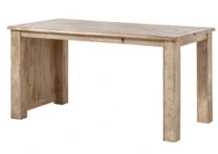 Schreibtisch Mango 160x80x80 Beige Lackiert RAILWAY #3004 -Massivmoebel24 09 360 772 2104 09