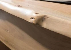 Scrivania In Legno Di Acacia 185x163x76 Acacia Naturale Laccato PURE ACACIA #749 -Massivmoebel24 09 360 886 7049 5