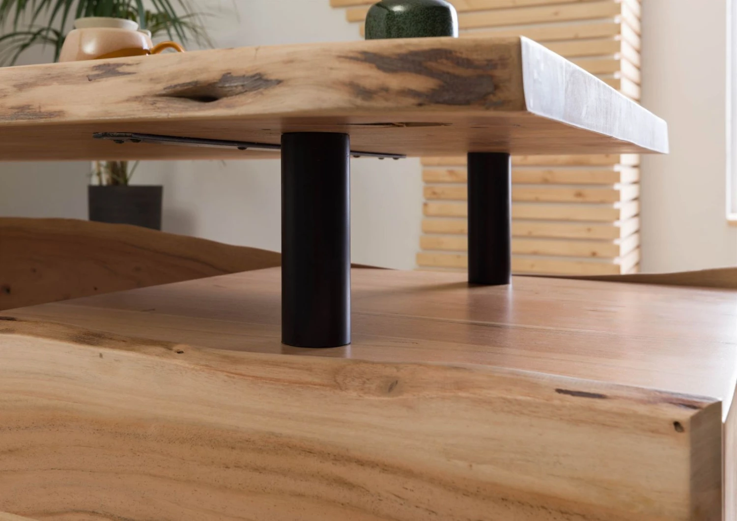 PURE ACACIA #150 Scrivania In Legno Di Acacia - Laccato / Naturale 170x70x76 8 PURE ACACIA #150 Scrivania In Legno Di Acacia - Laccato / Naturale 170x70x76 - immagine 6