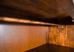 OXFORD #0422 Armadio In Legno Di Acacia - Laccato / Miele 115x60x212 -Massivmoebel24 09 370 610 4522 5