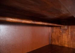 OXFORD #422 Armadio In Legno Di Acacia - Laccato / Nougat 115x60x212 -Massivmoebel24 09 370 620 4522 4