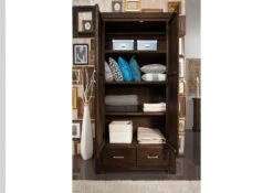 METRO POLIS #117 Armadio In Legno Di Sheesham - Laccato / Grigio 100x61x200 12 METRO POLIS #117 Armadio In Legno Di Sheesham - Laccato / Grigio 100x61x200 -Massivmoebel24 09 380 510 1017 5